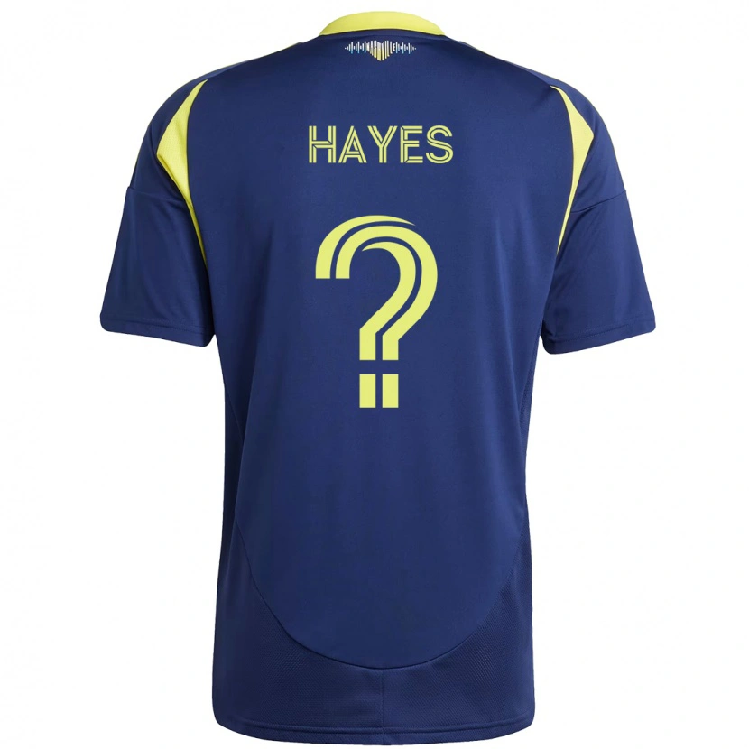 Danxen Dames Braxton Hayes #0 Marineblauw Geel Uitshirt Uittenue 2025/26 T-Shirt