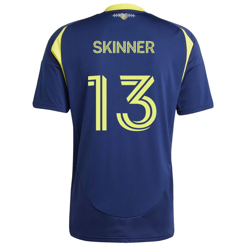 Danxen Dames Joey Skinner #13 Marineblauw Geel Uitshirt Uittenue 2025/26 T-Shirt