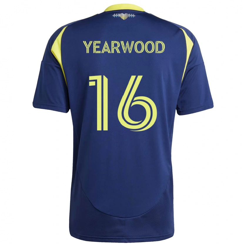 Danxen Dames Dru Yearwood #16 Marineblauw Geel Uitshirt Uittenue 2025/26 T-Shirt