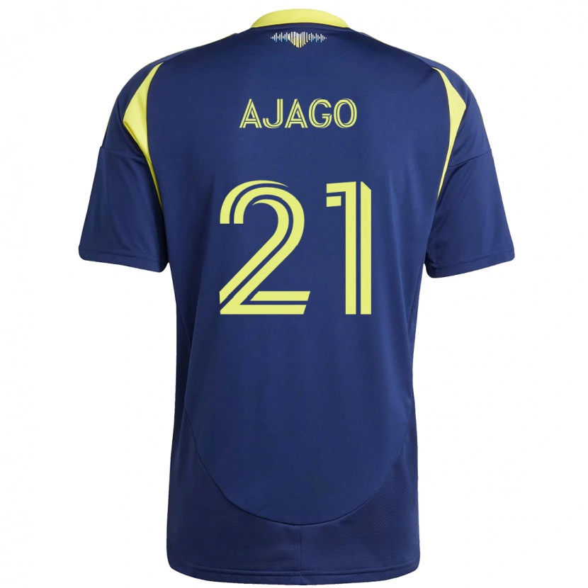 Danxen Dames Forster Ajago #21 Marineblauw Geel Uitshirt Uittenue 2025/26 T-Shirt