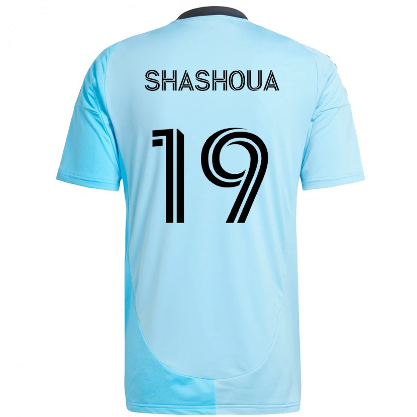 Danxen Dames Sam Shashoua #19 Hemelsblauw Uitshirt Uittenue 2025/26 T-Shirt