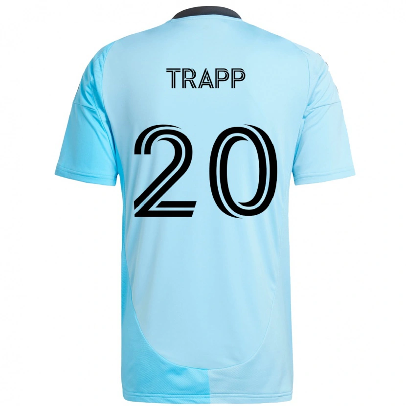 Danxen Dames Wil Trapp #20 Hemelsblauw Uitshirt Uittenue 2025/26 T-Shirt