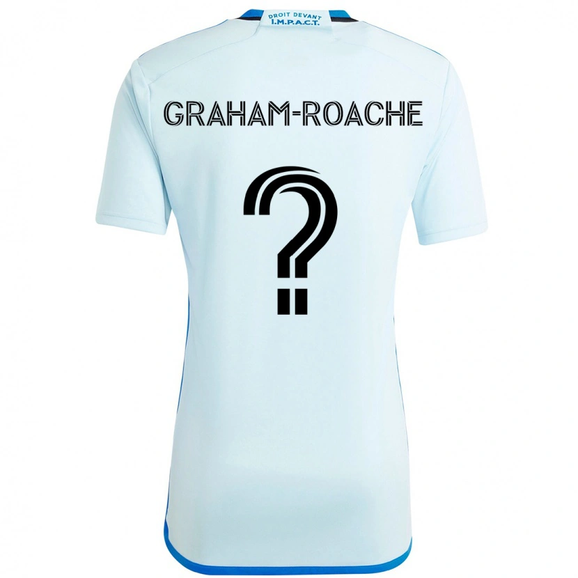 Danxen Dames Owen Graham-Roache #0 Hemelsblauw Donkerblauw Uitshirt Uittenue 2025/26 T-Shirt