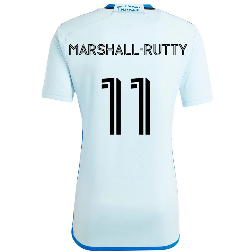 Danxen Dames Jahkeele Marshall-Rutty #11 Hemelsblauw Donkerblauw Uitshirt Uittenue 2025/26 T-Shirt