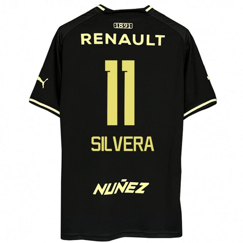 Danxen Dames Maximiliano Silvera #11 Zwart Geel Uitshirt Uittenue 2025/26 T-Shirt
