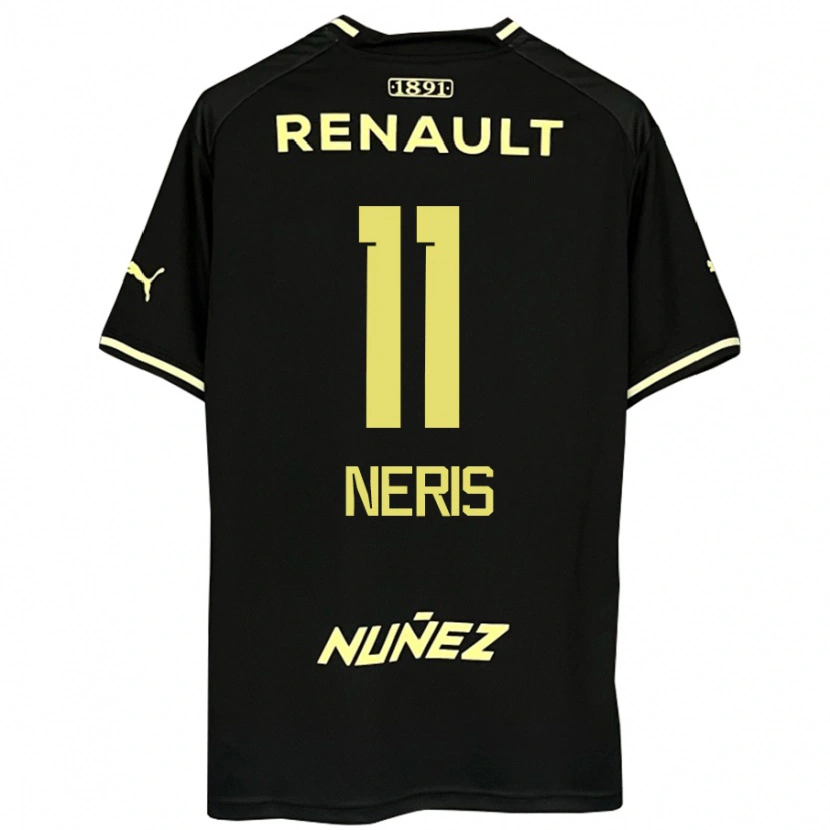Danxen Dames José Neris #11 Zwart Geel Uitshirt Uittenue 2025/26 T-Shirt