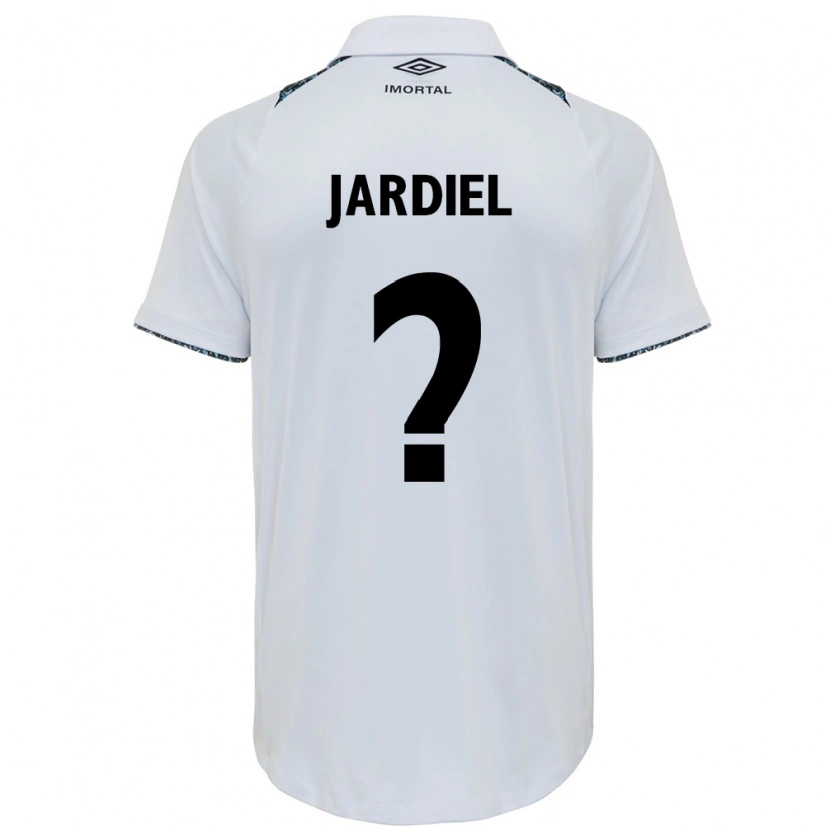 Danxen Dames Jardiel #0 Wit Blauw Uitshirt Uittenue 2025/26 T-Shirt