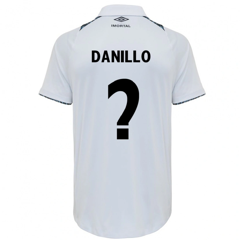 Danxen Dames Danillo #0 Wit Blauw Uitshirt Uittenue 2025/26 T-Shirt