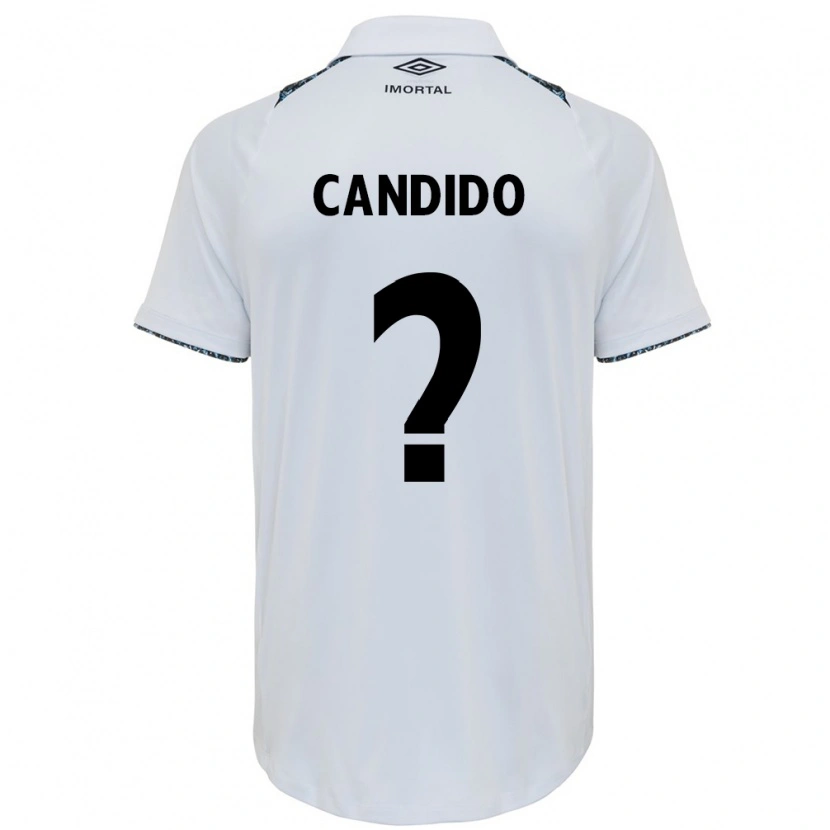 Danxen Dames Luan Cândido #0 Wit Blauw Uitshirt Uittenue 2025/26 T-Shirt