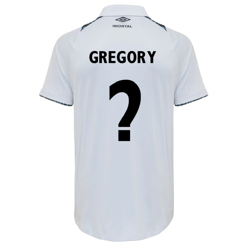 Danxen Dames Gregory #0 Wit Blauw Uitshirt Uittenue 2025/26 T-Shirt