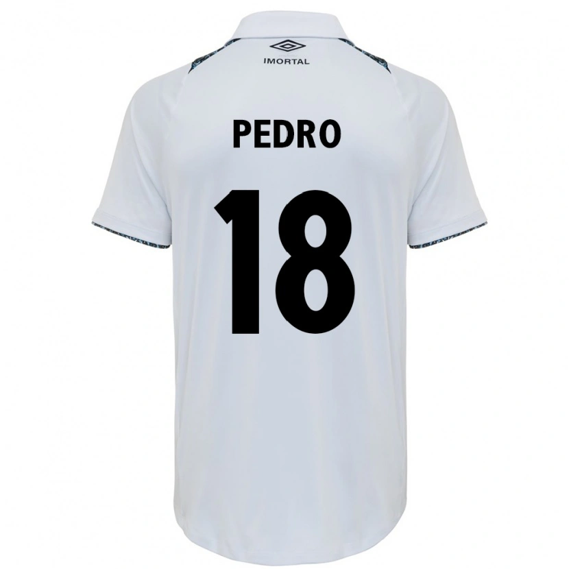 Danxen Dames João Pedro #18 Wit Blauw Uitshirt Uittenue 2025/26 T-Shirt