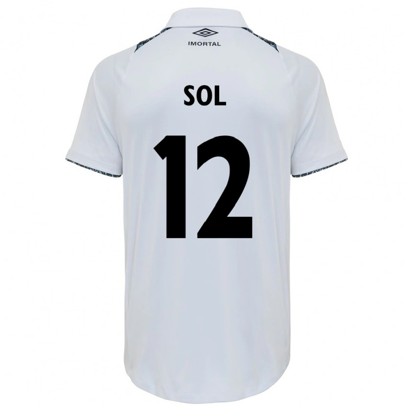 Danxen Dames Sol #12 Wit Blauw Uitshirt Uittenue 2025/26 T-Shirt