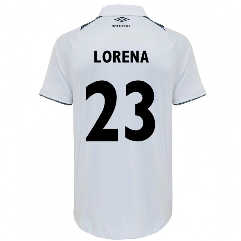 Danxen Dames Lorena #23 Wit Blauw Uitshirt Uittenue 2025/26 T-Shirt