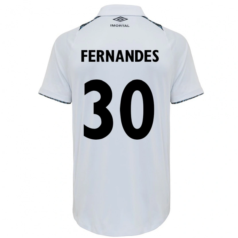 Danxen Dames Raquel Fernandes #30 Wit Blauw Uitshirt Uittenue 2025/26 T-Shirt
