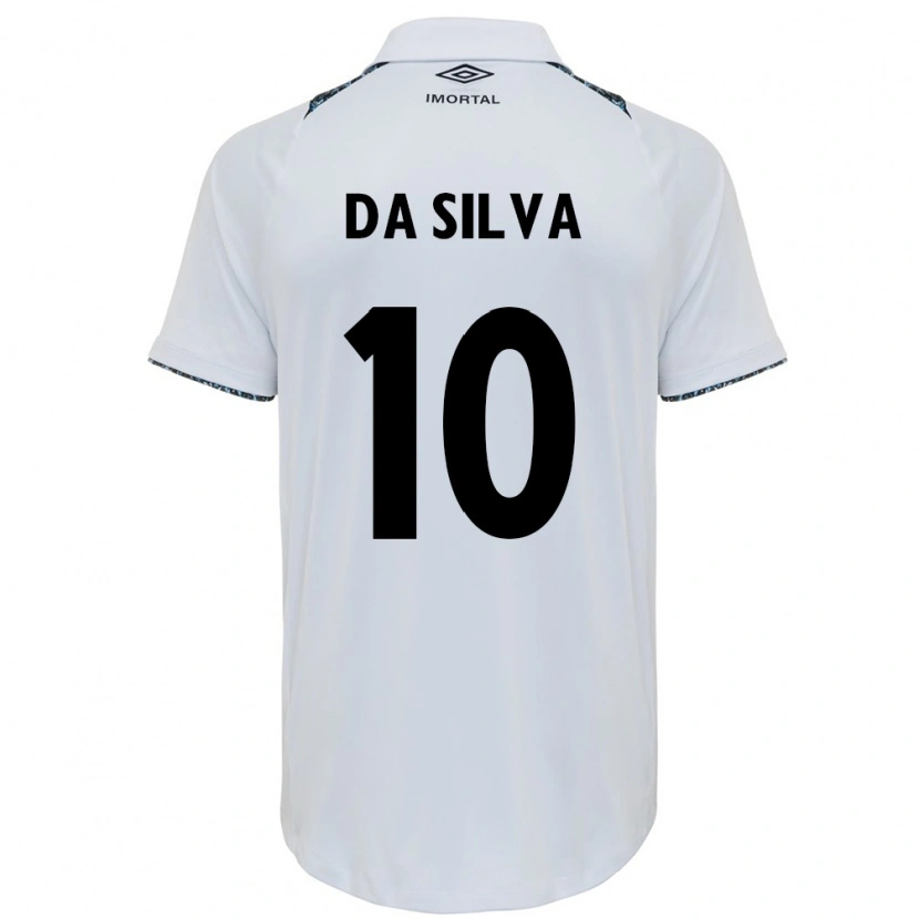 Danxen Dames Juliana Odilon Da Silva #10 Wit Blauw Uitshirt Uittenue 2025/26 T-Shirt