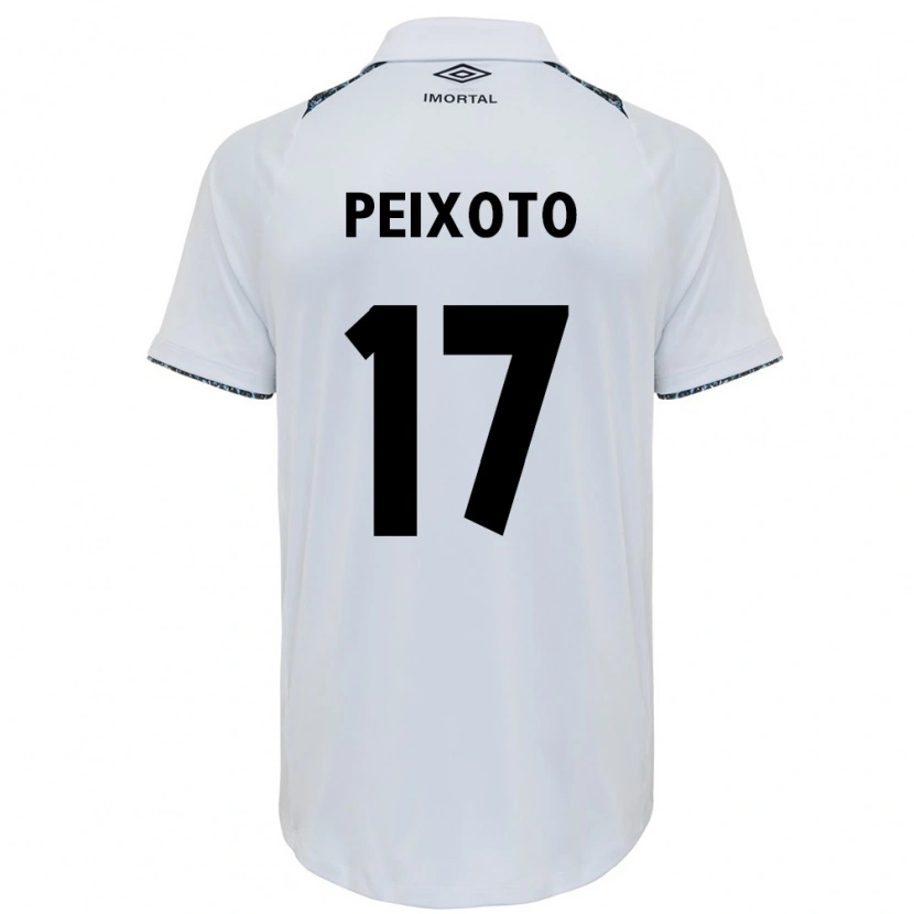 Danxen Dames Clarisse Benicio Peixoto #17 Wit Blauw Uitshirt Uittenue 2025/26 T-Shirt