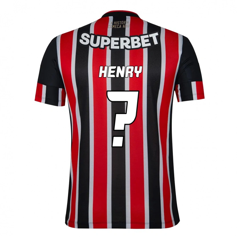 Danxen Dames Thierry Henry #0 Zwart Rood Uitshirt Uittenue 2025/26 T-Shirt