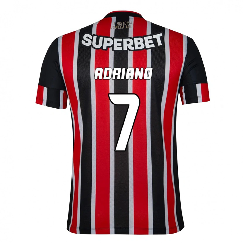 Danxen Dames João Adriano #7 Zwart Rood Uitshirt Uittenue 2025/26 T-Shirt