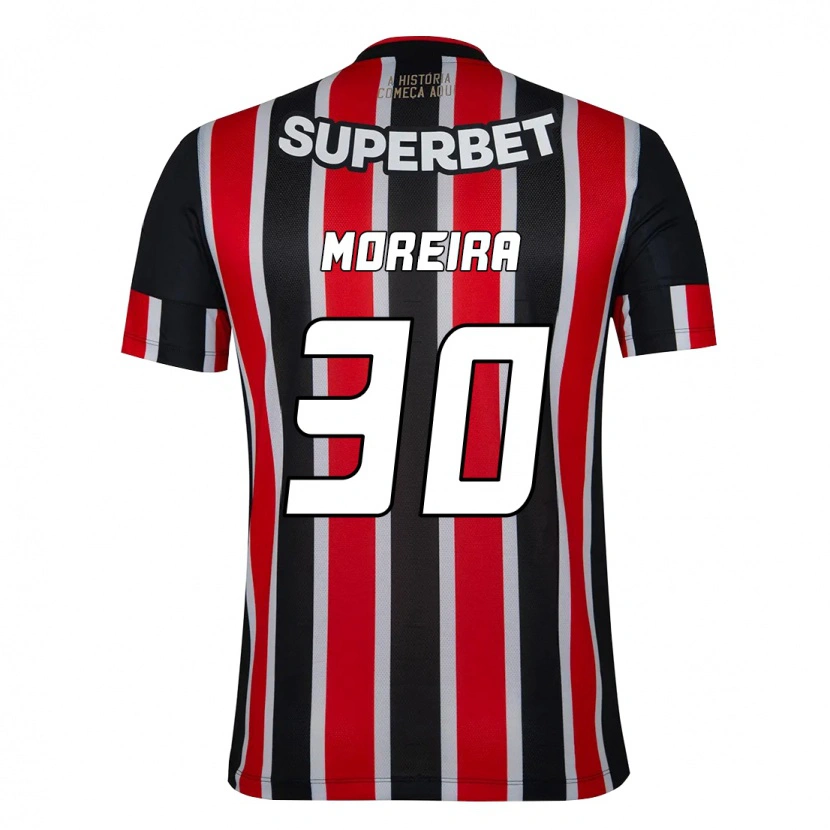 Danxen Dames João Moreira #30 Zwart Rood Uitshirt Uittenue 2025/26 T-Shirt