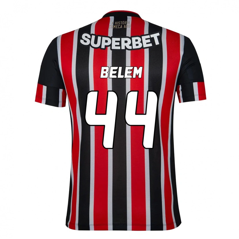 Danxen Dames Matheus Belém #44 Zwart Rood Uitshirt Uittenue 2025/26 T-Shirt