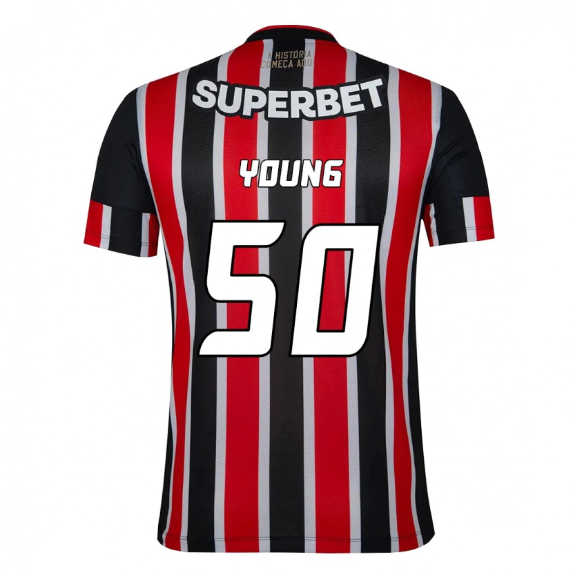 Danxen Dames Young #50 Zwart Rood Uitshirt Uittenue 2025/26 T-Shirt