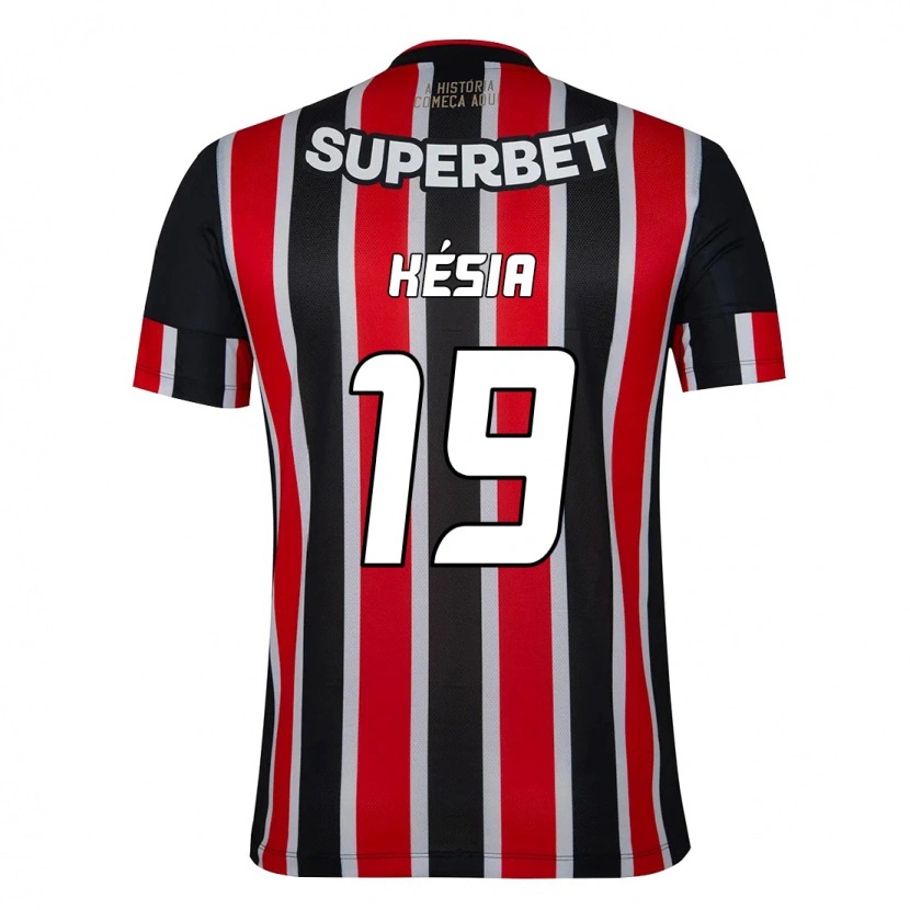 Danxen Dames Késia #19 Zwart Rood Uitshirt Uittenue 2025/26 T-Shirt