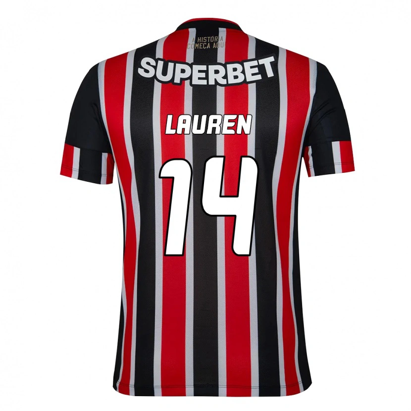 Danxen Dames Lauren #14 Zwart Rood Uitshirt Uittenue 2025/26 T-Shirt