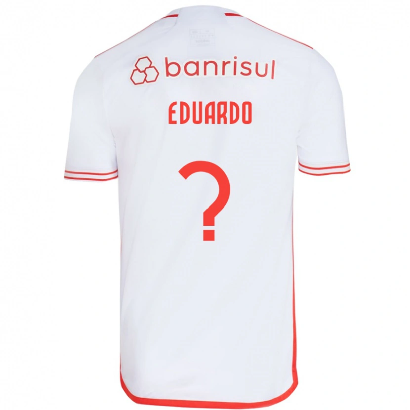 Danxen Dames Carlos Eduardo #0 Wit Rood Uitshirt Uittenue 2025/26 T-Shirt