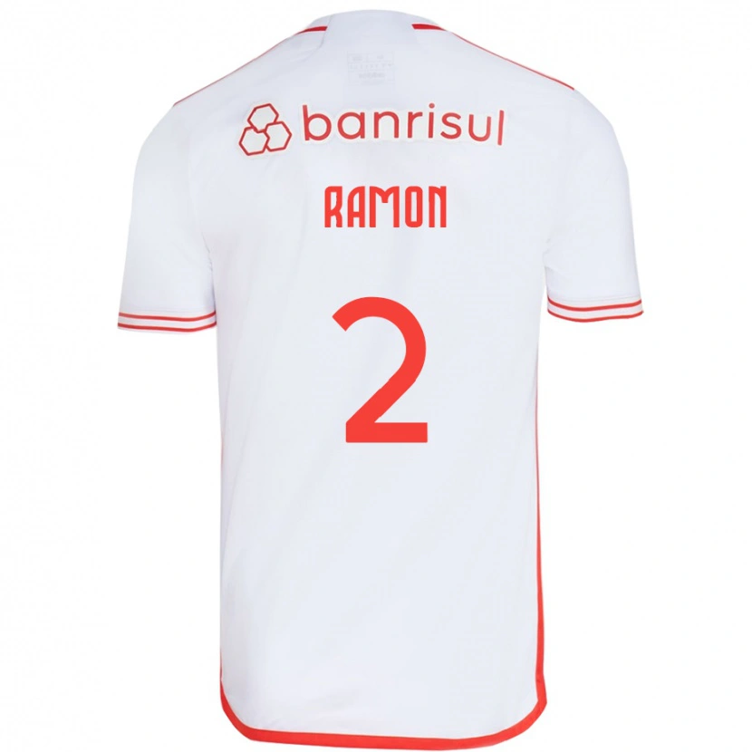 Danxen Dames Ramon #2 Wit Rood Uitshirt Uittenue 2025/26 T-Shirt