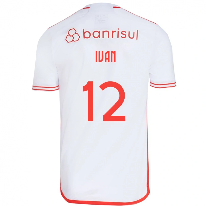 Danxen Dames Ivan #12 Wit Rood Uitshirt Uittenue 2025/26 T-Shirt