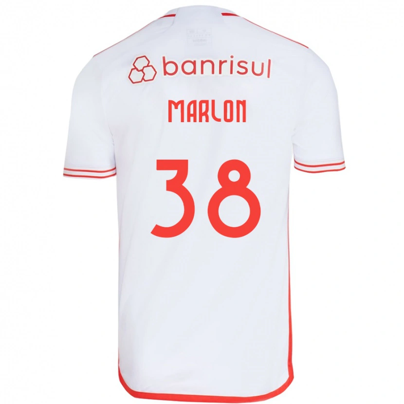 Danxen Dames Marlon #38 Wit Rood Uitshirt Uittenue 2025/26 T-Shirt