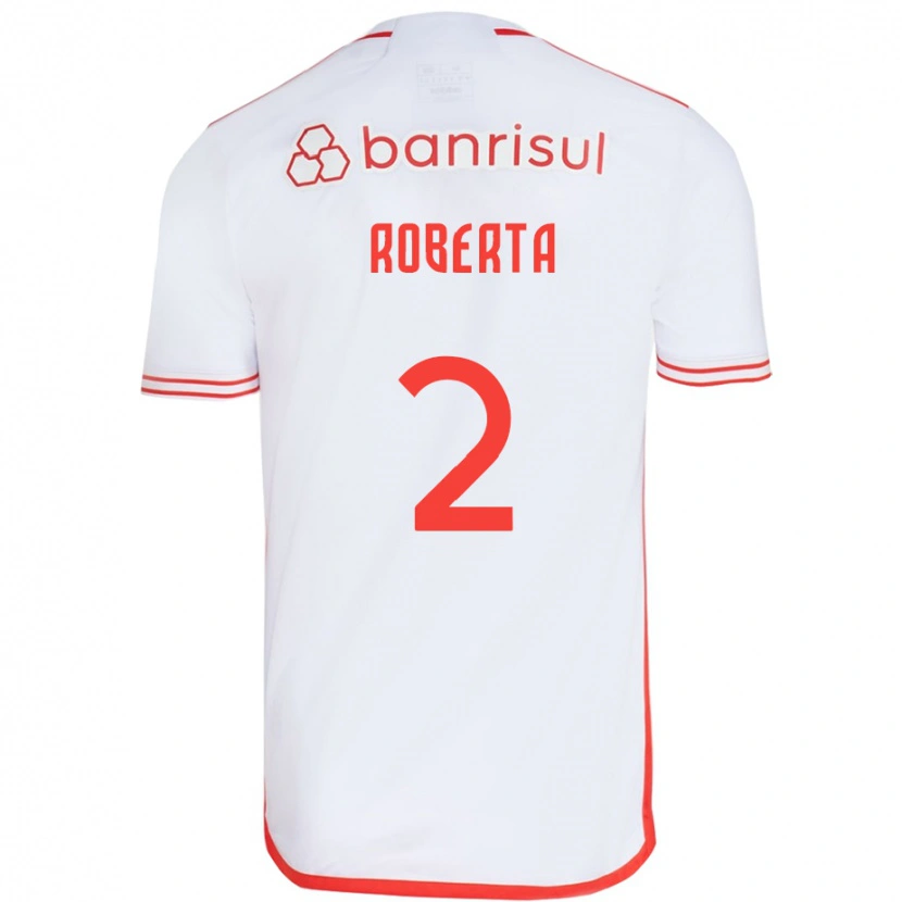 Danxen Dames Roberta #2 Wit Rood Uitshirt Uittenue 2025/26 T-Shirt