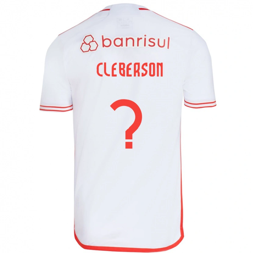 Danxen Dames Cleberson #0 Wit Rood Uitshirt Uittenue 2025/26 T-Shirt