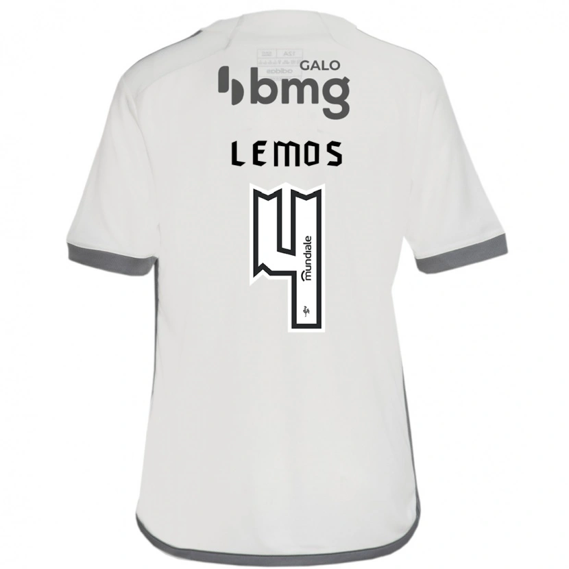 Danxen Dames Mauricio Lemos #4 Gebroken Wit Uitshirt Uittenue 2025/26 T-Shirt