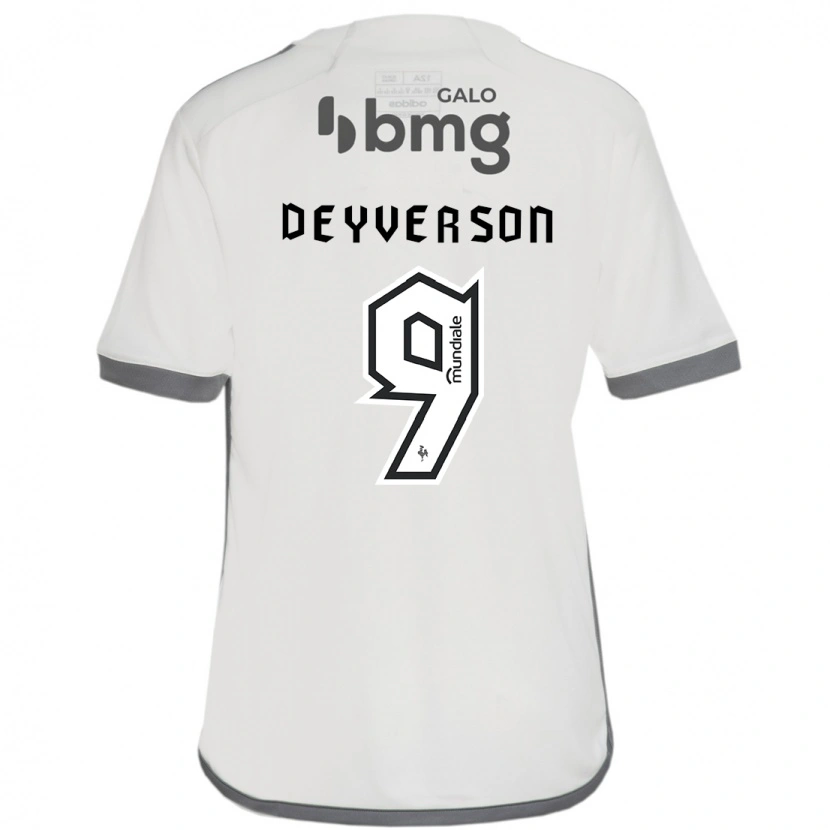 Danxen Dames Deyverson #9 Gebroken Wit Uitshirt Uittenue 2025/26 T-Shirt