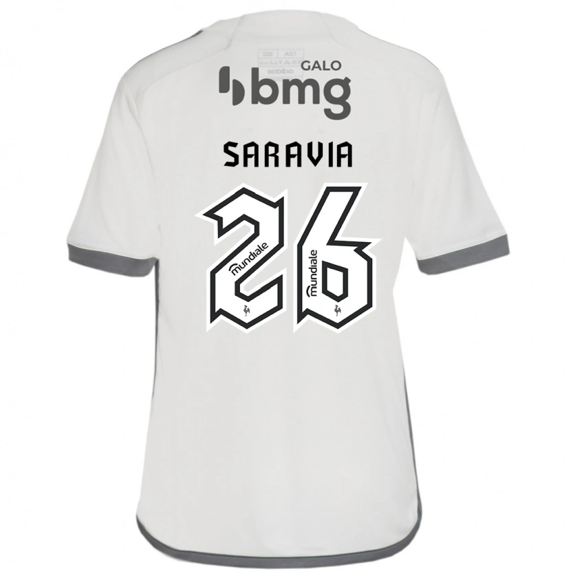 Danxen Dames Renzo Saravia #26 Gebroken Wit Uitshirt Uittenue 2025/26 T-Shirt