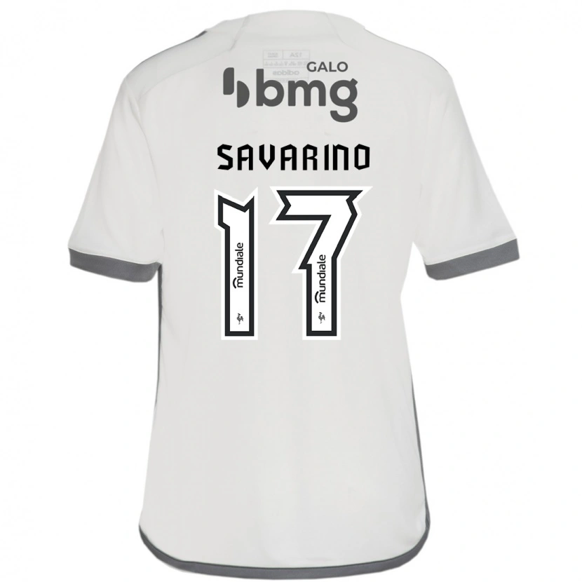 Danxen Dames Jefferson Savarino #17 Gebroken Wit Uitshirt Uittenue 2025/26 T-Shirt