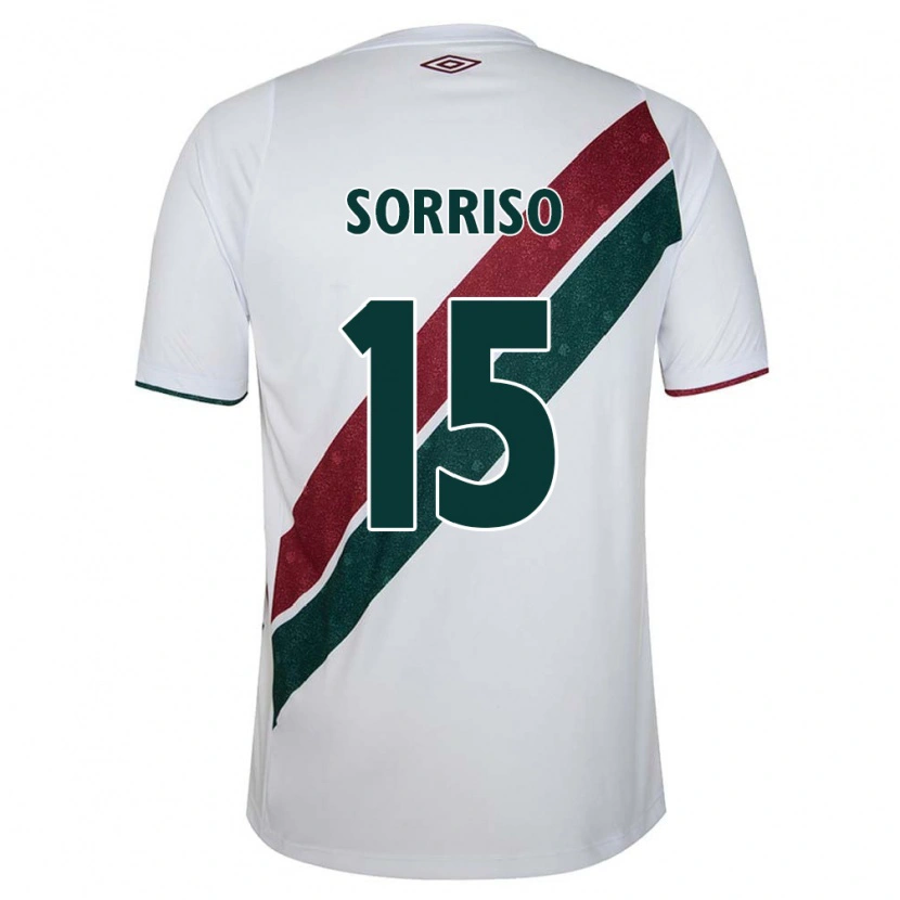 Danxen Dames Débora Sorriso #15 Wit Groen Maroon Uitshirt Uittenue 2025/26 T-Shirt