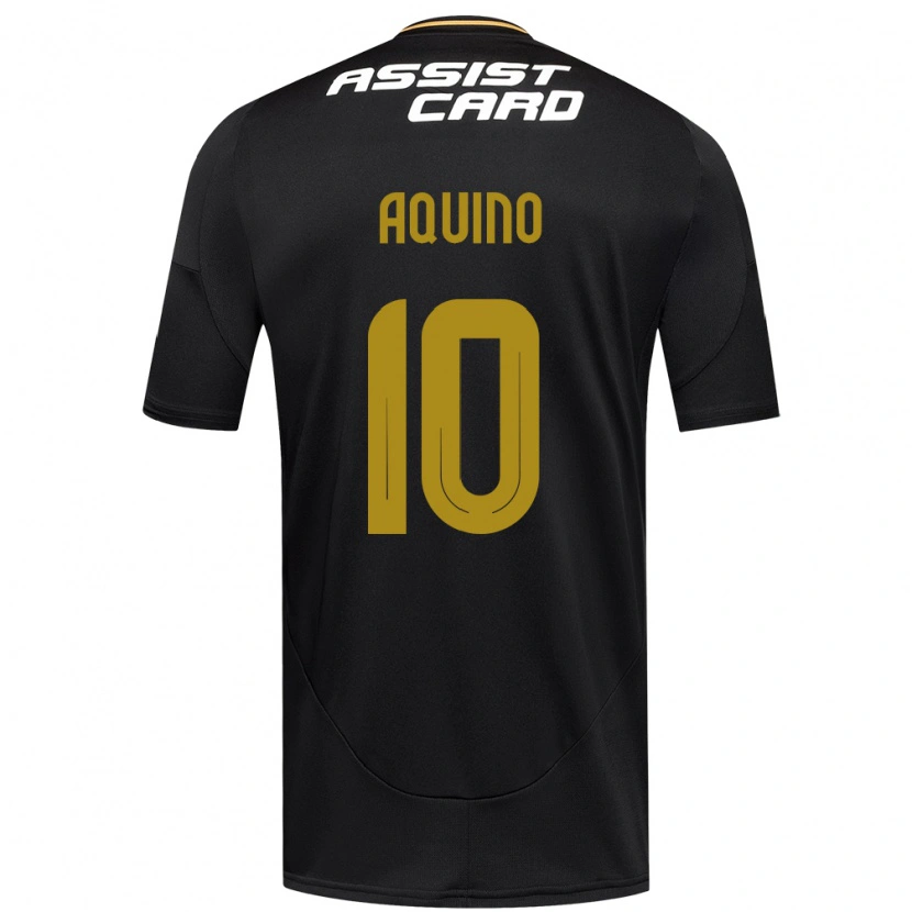 Danxen Dames Claudio Aquino #10 Zwart Wit Uitshirt Uittenue 2025/26 T-Shirt