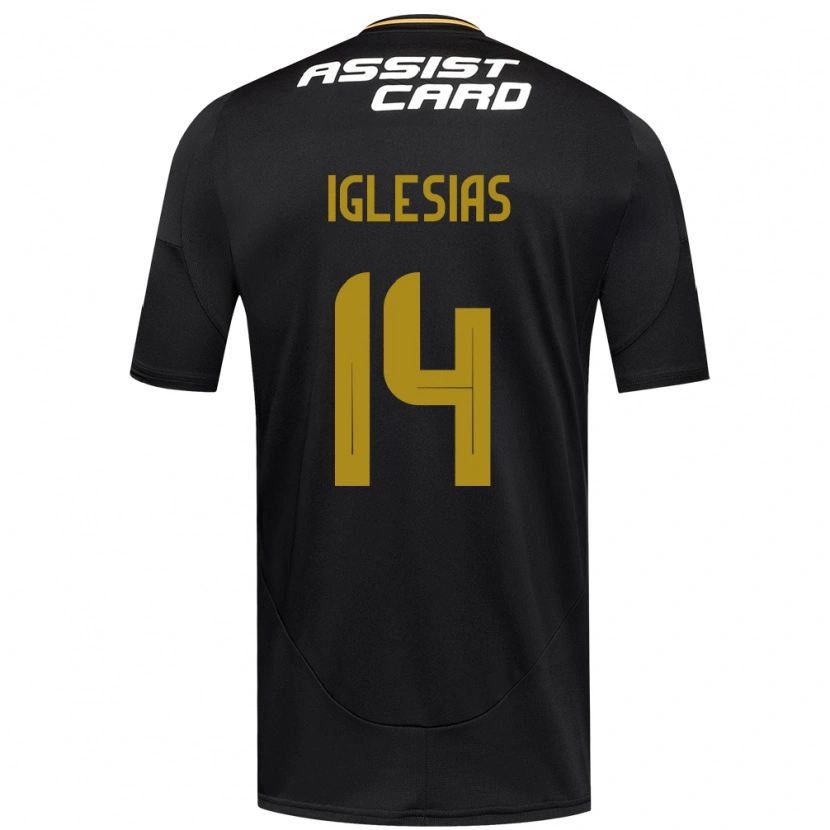 Danxen Dames Luciano Iglesias #14 Zwart Wit Uitshirt Uittenue 2025/26 T-Shirt
