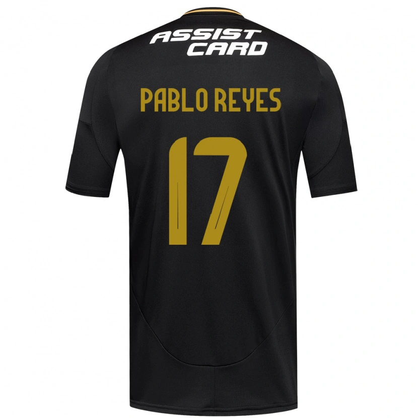 Danxen Dames Juan Pablo Reyes #17 Zwart Wit Uitshirt Uittenue 2025/26 T-Shirt