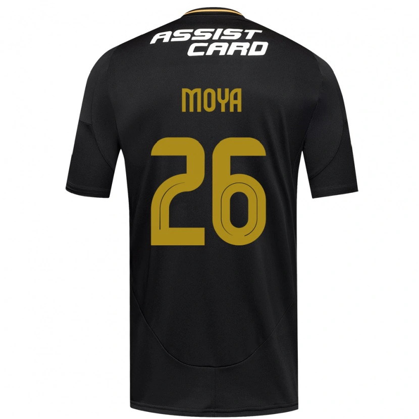 Danxen Dames Matías Moya #26 Zwart Wit Uitshirt Uittenue 2025/26 T-Shirt