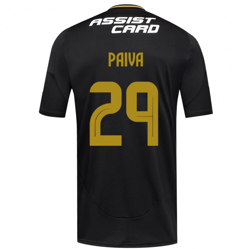 Danxen Dames Guillermo Paiva #29 Zwart Wit Uitshirt Uittenue 2025/26 T-Shirt