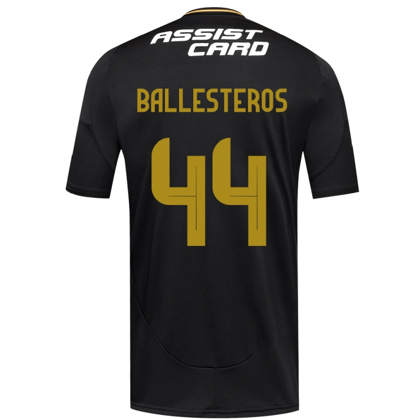 Danxen Dames Martín Ballesteros #44 Zwart Wit Uitshirt Uittenue 2025/26 T-Shirt