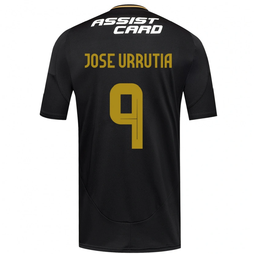 Danxen Dames María José Urrutia #9 Zwart Wit Uitshirt Uittenue 2025/26 T-Shirt