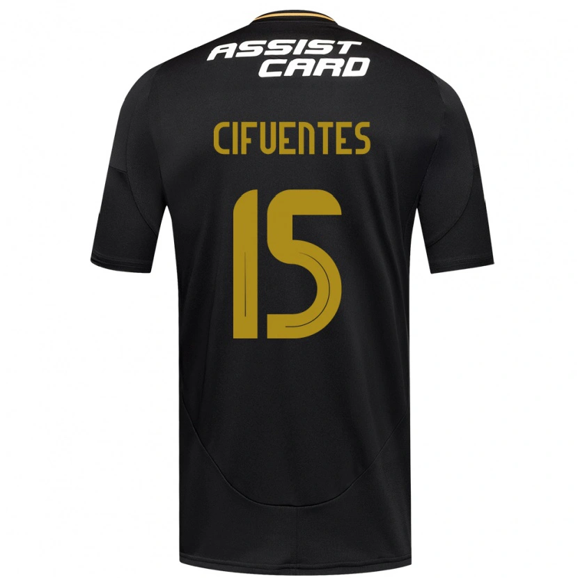 Danxen Dames Anaís Cifuentes #15 Zwart Wit Uitshirt Uittenue 2025/26 T-Shirt