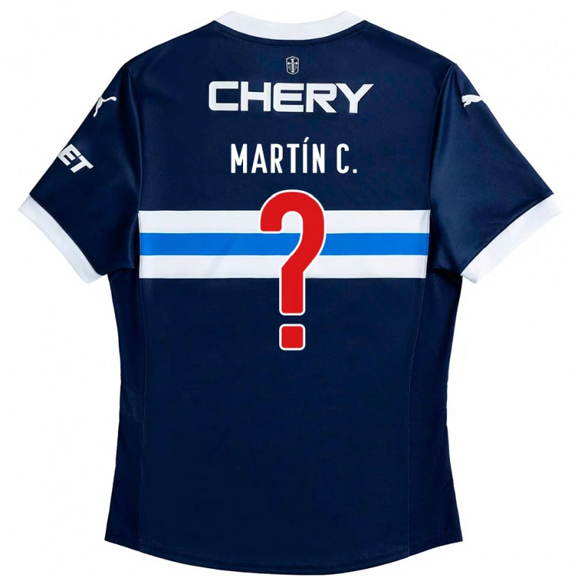 Danxen Dames Martín Contreras #0 Koningsblauw Wit Uitshirt Uittenue 2025/26 T-Shirt