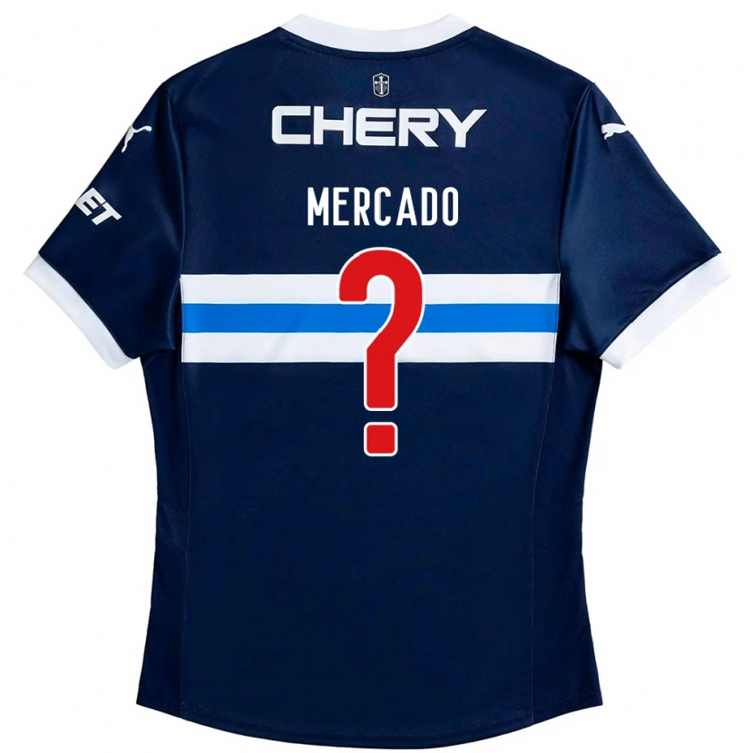 Danxen Dames Felipe Mercado #0 Koningsblauw Wit Uitshirt Uittenue 2025/26 T-Shirt