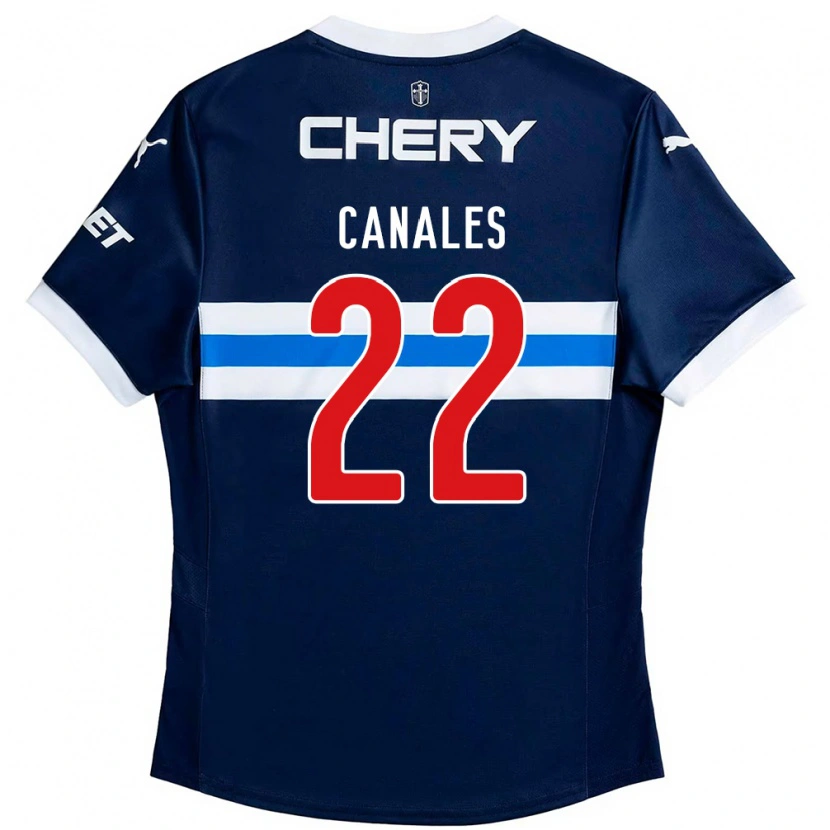Danxen Dames Alfred Canales #22 Koningsblauw Wit Uitshirt Uittenue 2025/26 T-Shirt