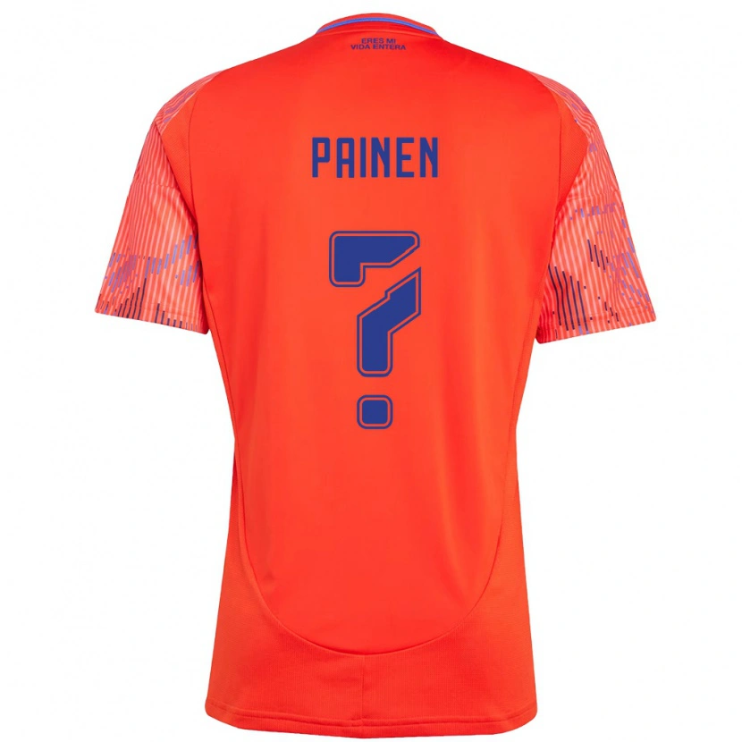 Danxen Dames Sebastián Painen #0 Oranje Rood Uitshirt Uittenue 2025/26 T-Shirt